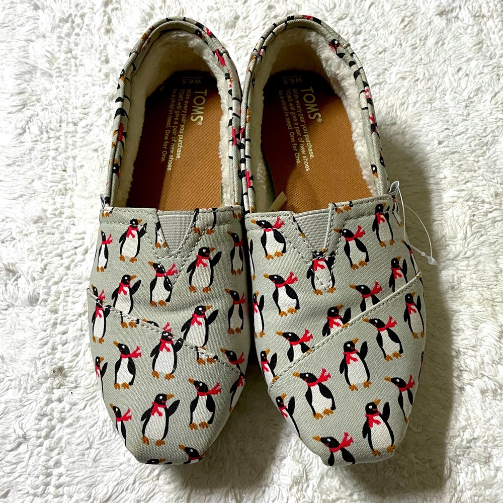 TOMS Fleeced Lined Alpargata Shoes